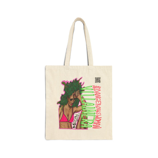 VILLAIN ERA: Cotton Canvas Tote Bag