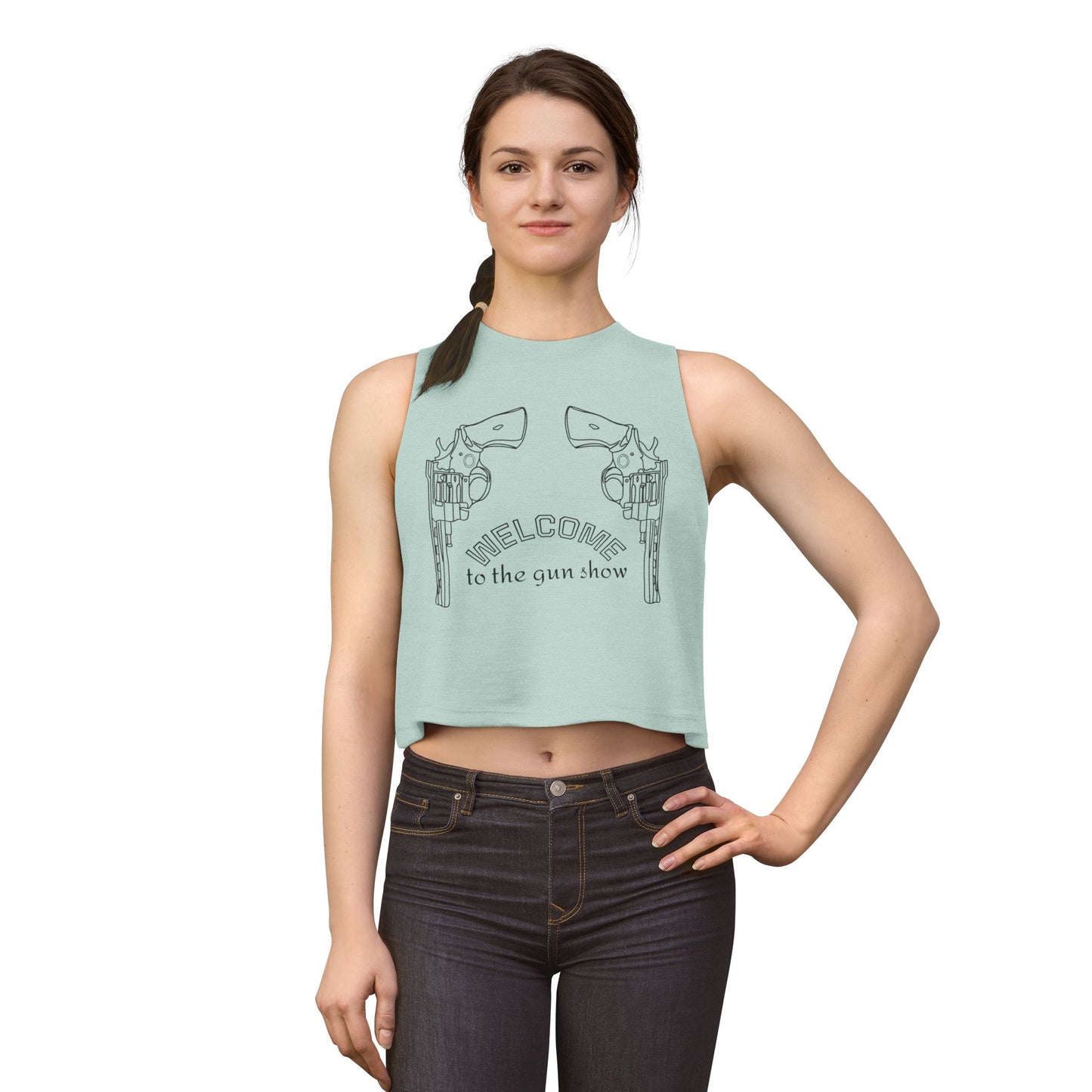 GUN SHOW: Crop Top Muscle Tank