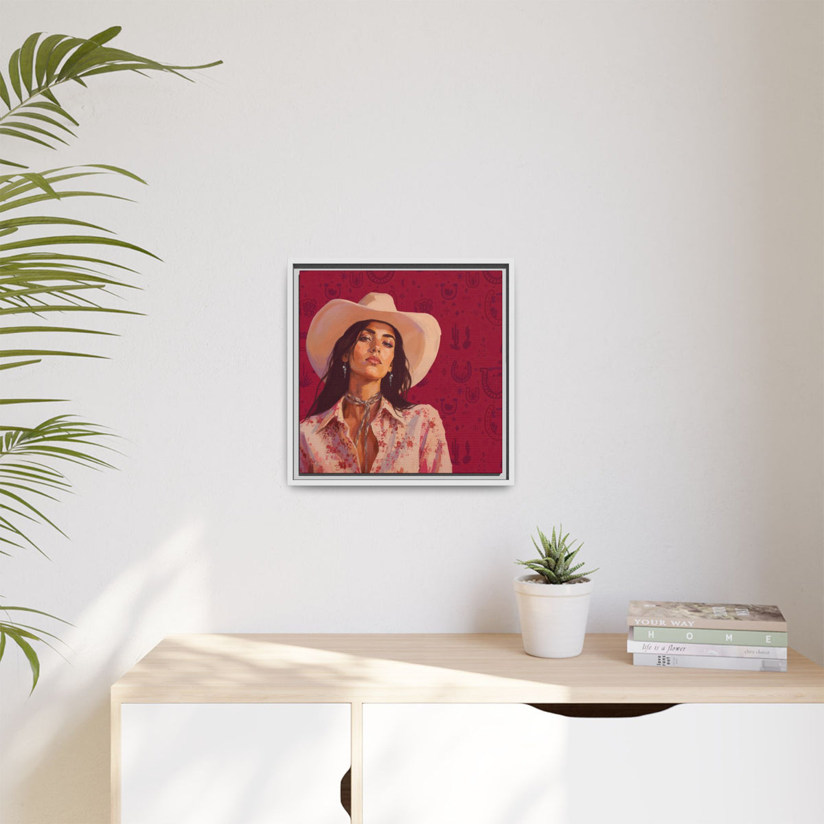GUNS: Framed Matte Canvas Print