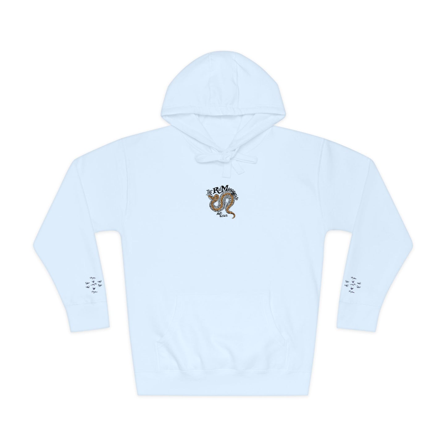 SNAKE LOGO: Unisex Fleece Hoodie