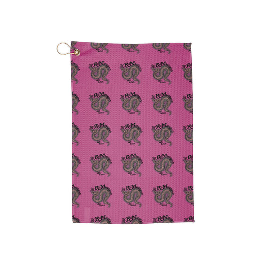 TRM SNAKE LOGO Clip-on Golf Bag/Gym Bag Towel