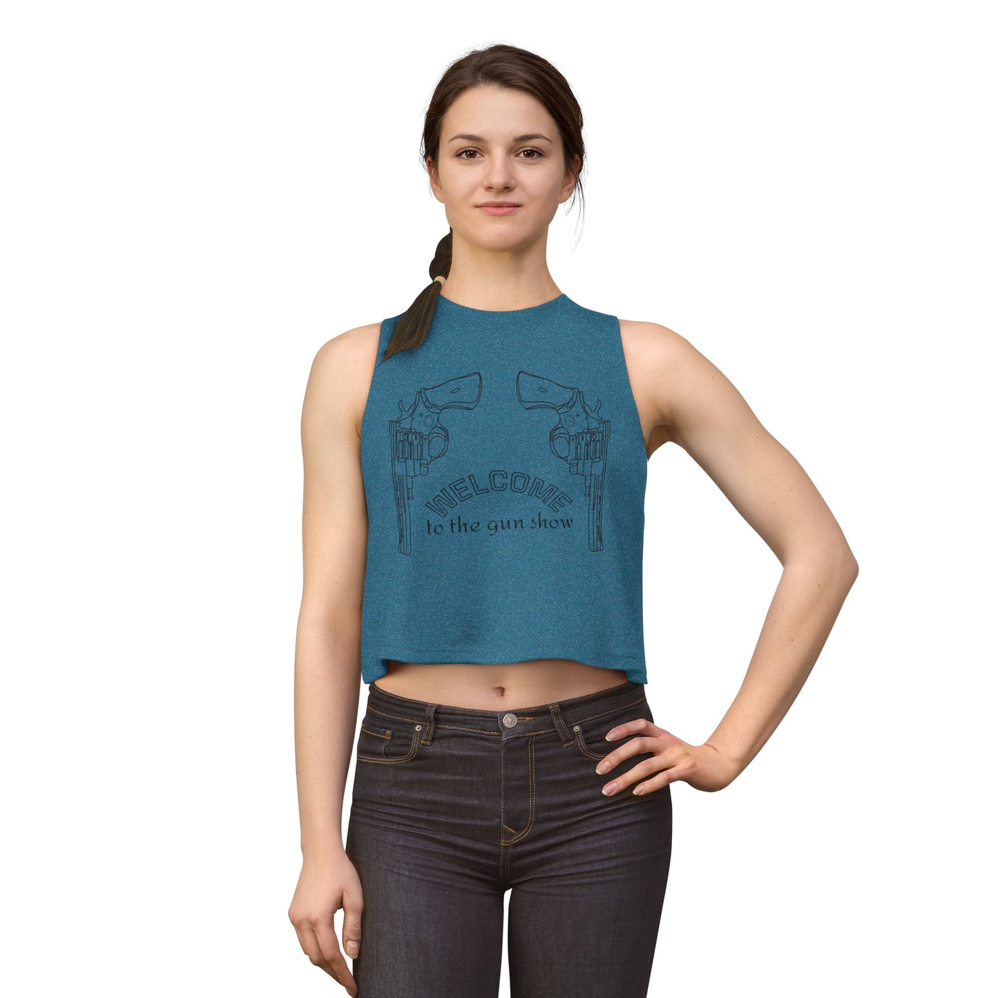 GUN SHOW: Crop Top Muscle Tank