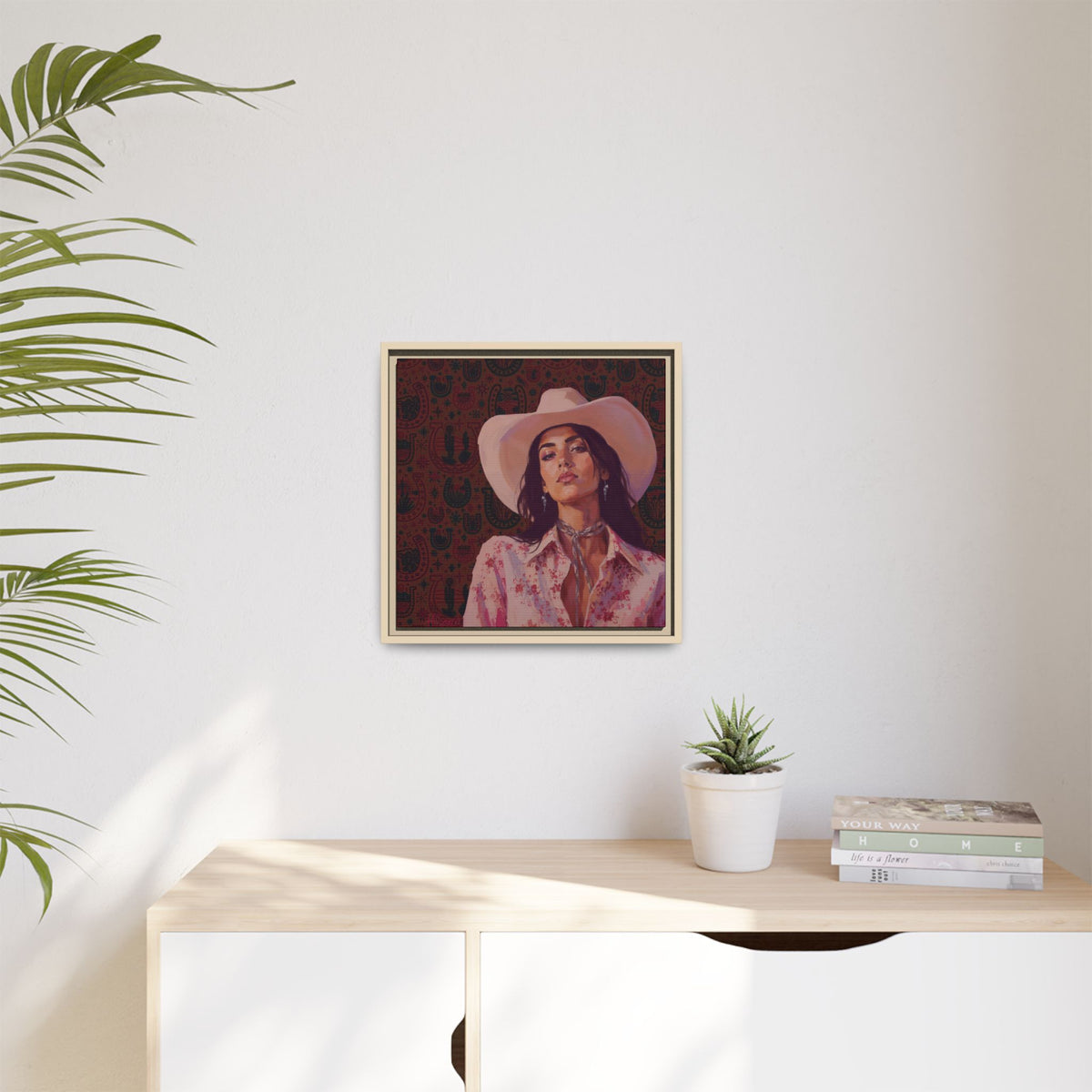 GUNS: Framed Matte Canvas Print