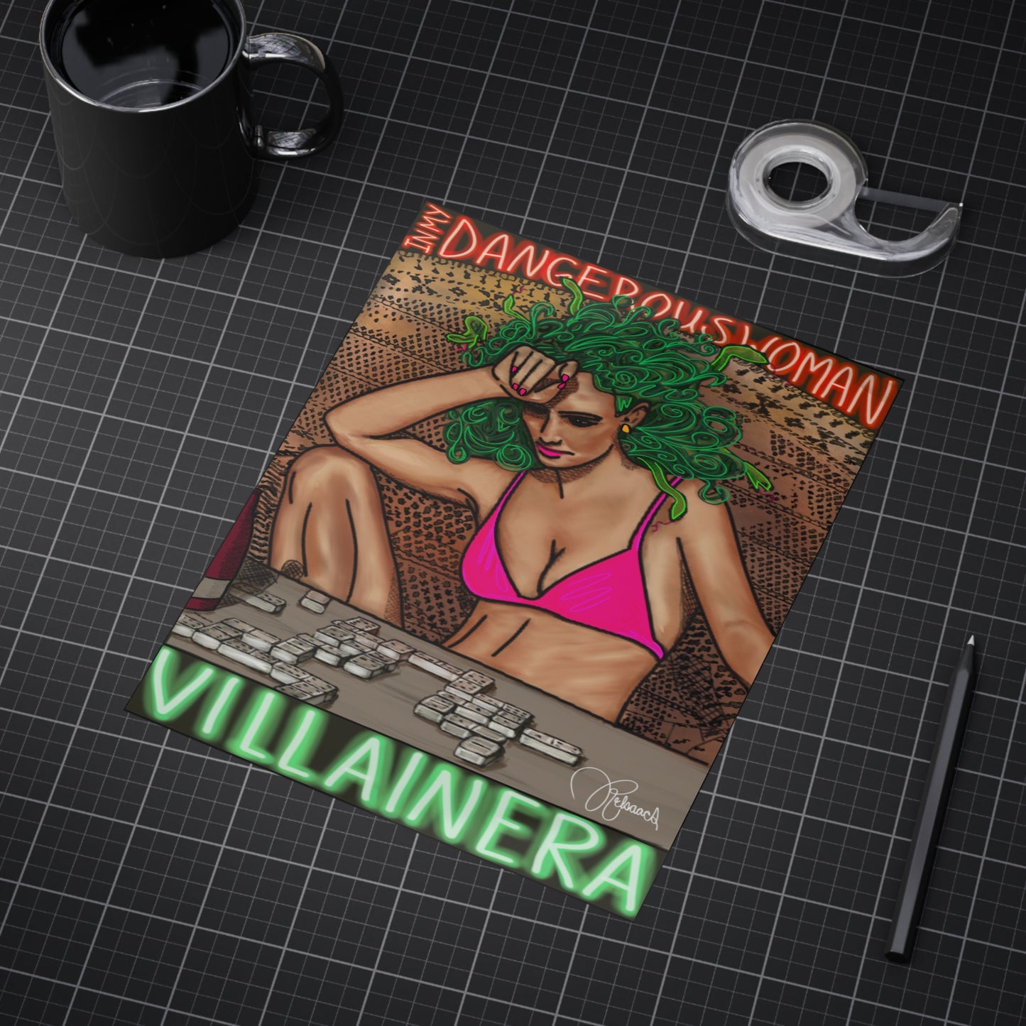 VILLAIN ERA MEDUSITA: Limited Edition Unframed Print