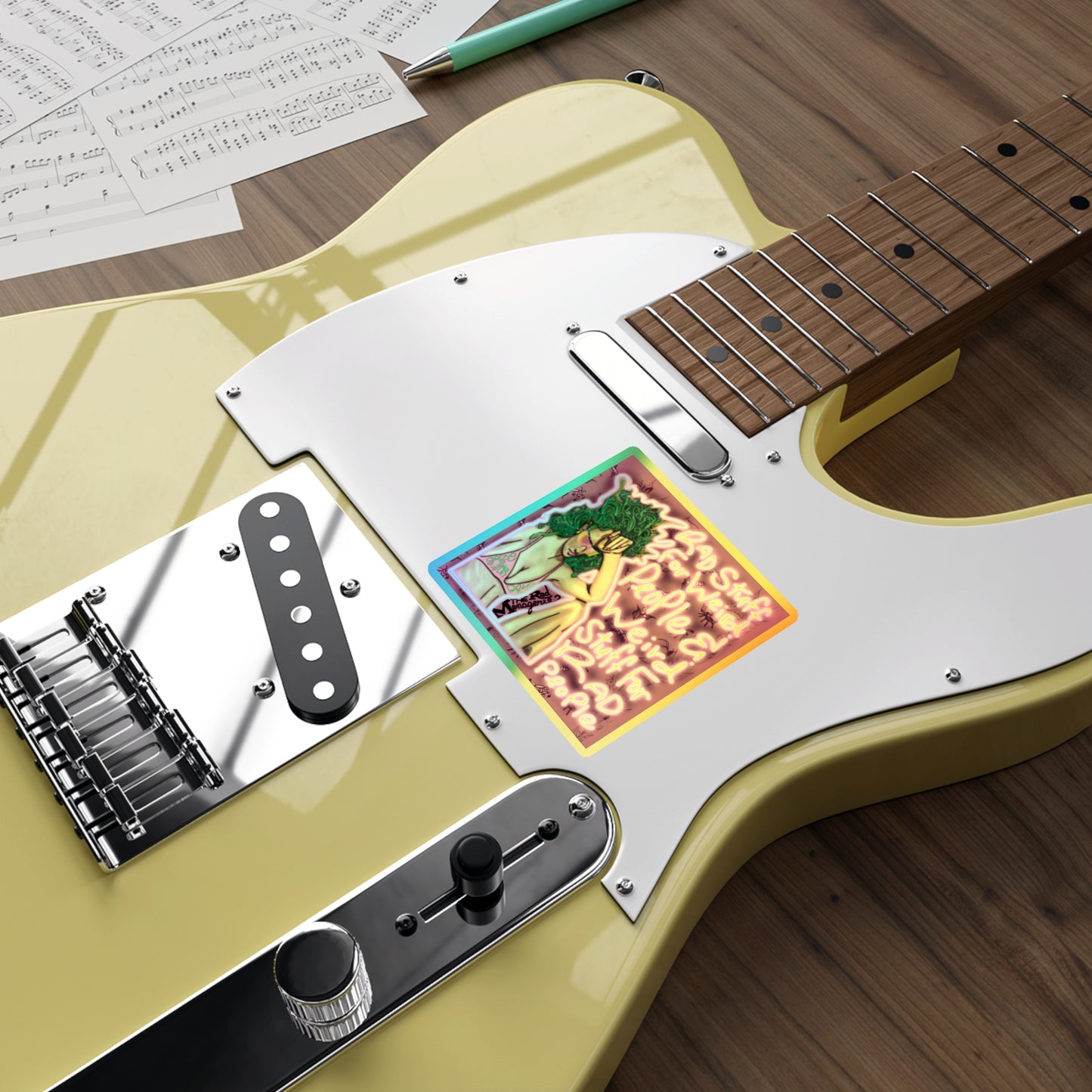 RAD STUFF: Holographic Die-Cut Sticker
