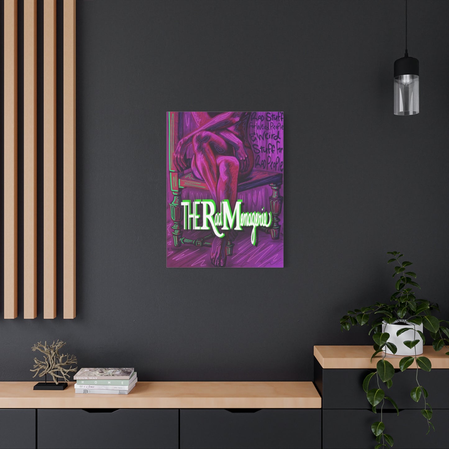 TRM SITTIN PRETTY: Unframed Canvas Art Print