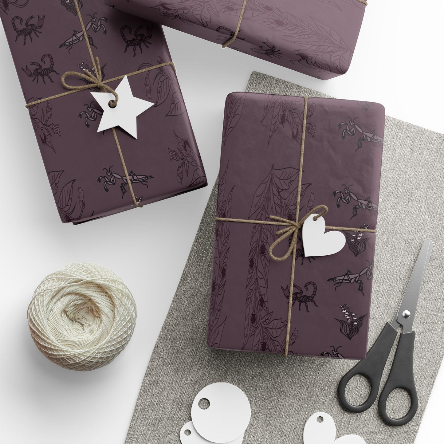 SCORPION & MANTIS PRINT: Wrapping Paper