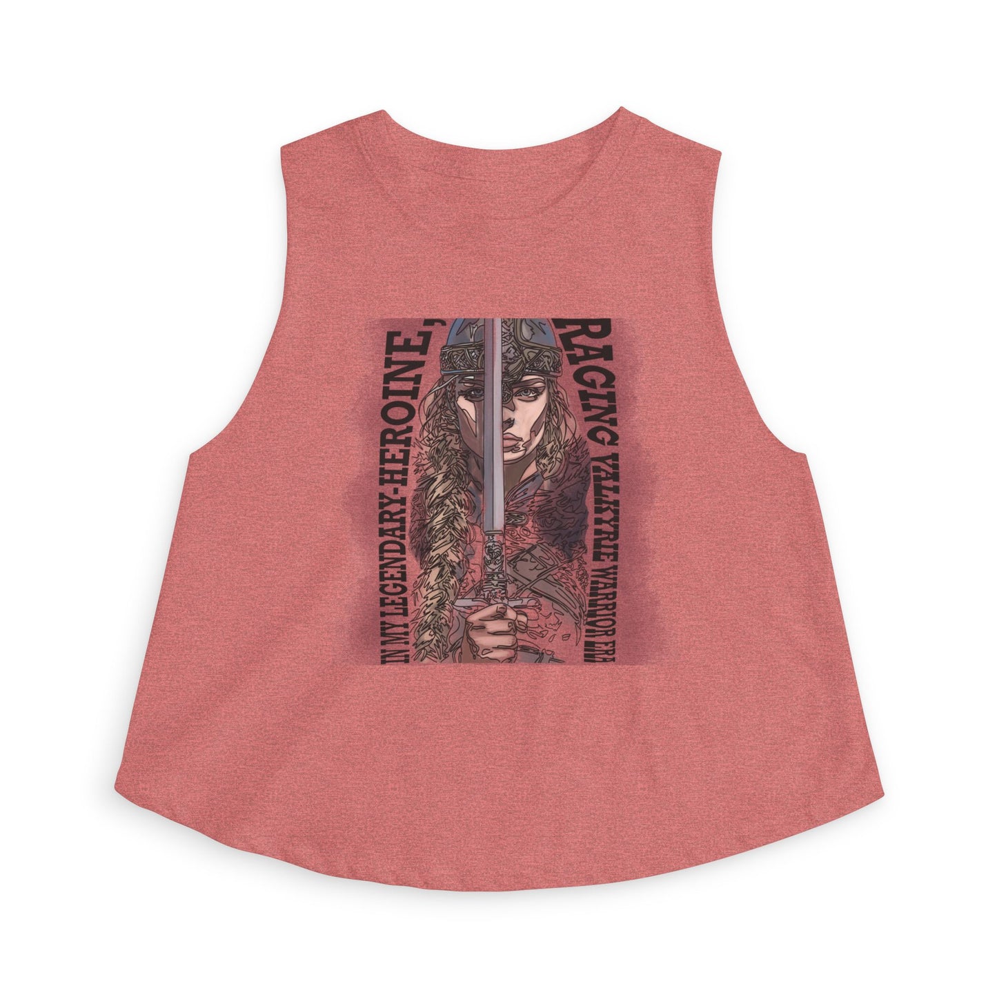 VALKYRIE: Crop Top Muscle Tank