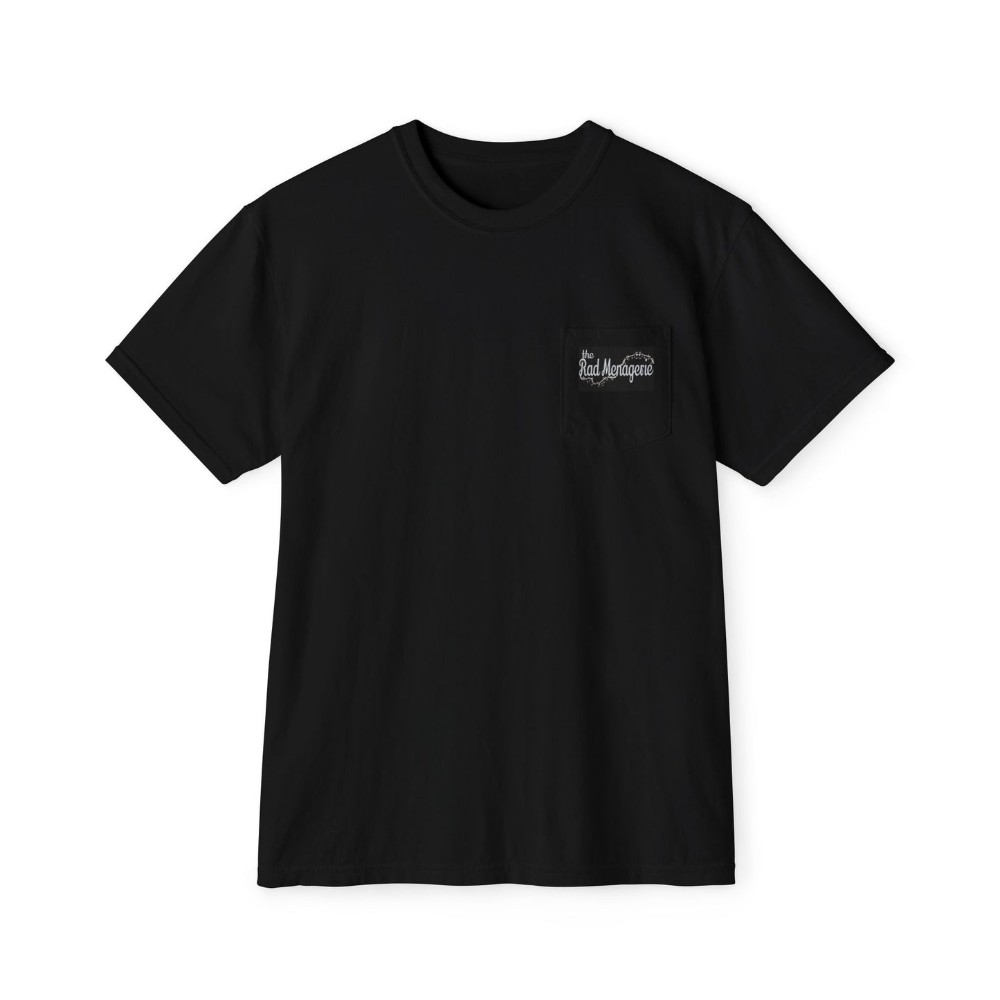 MANIC & DISCO LOGO: Unisex Pocket T-Shirt