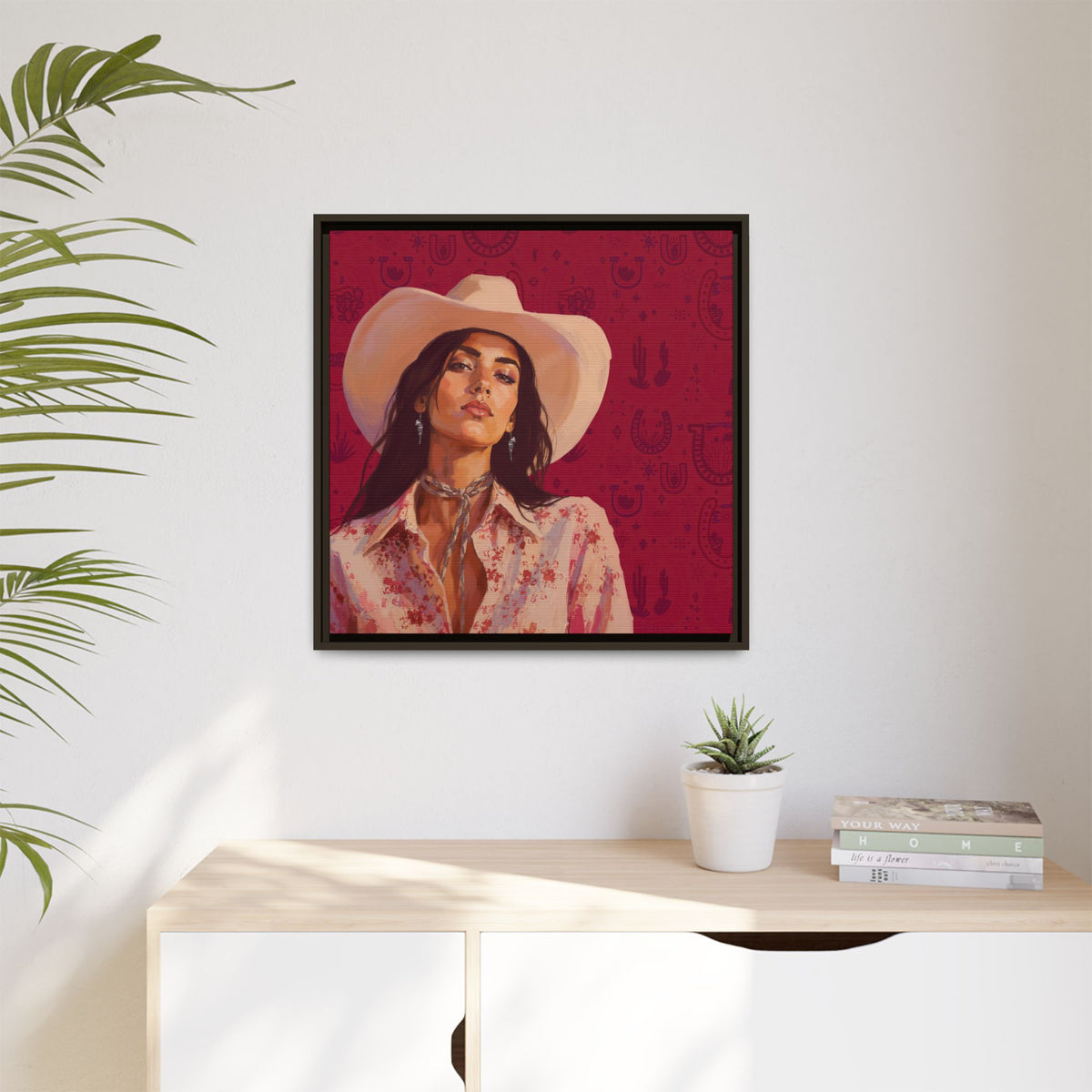 GUNS: Framed Matte Canvas Print