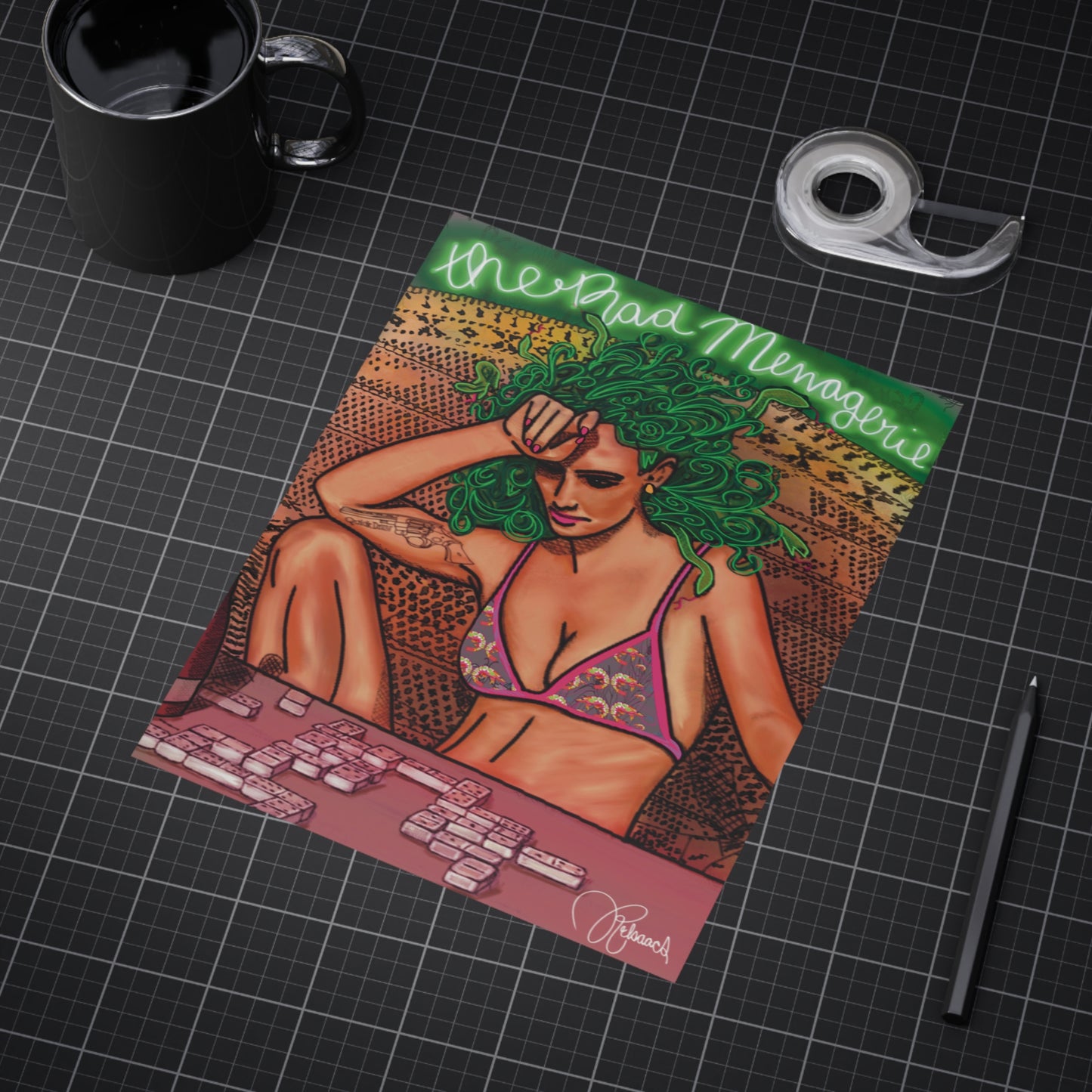 TRM MEDUSITA: Limited Edition Unframed Print